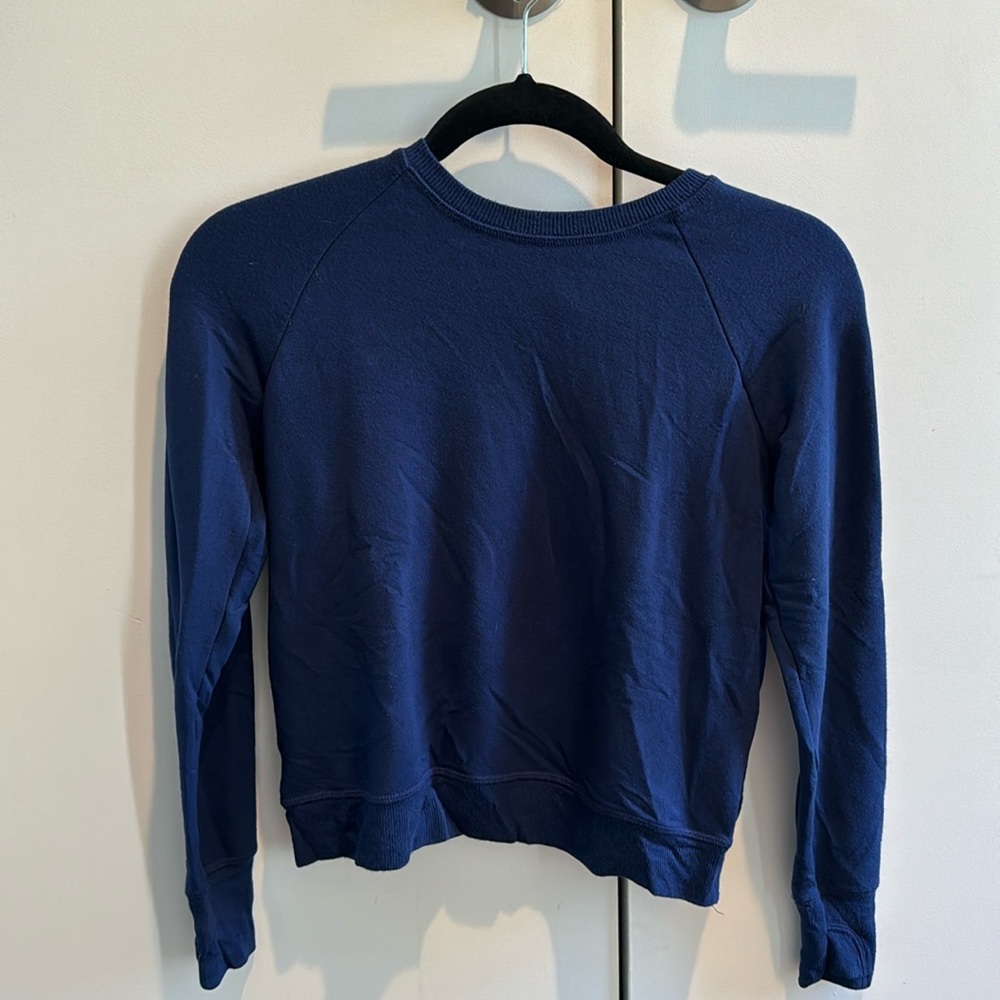 Royal blue athleta girls sweatshirt